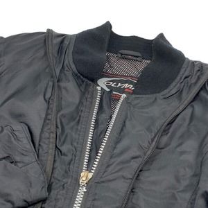 Olympia‎ Moto Sports Womens LS Full Zip Motorcycle Windbreaker/Jacket Black S